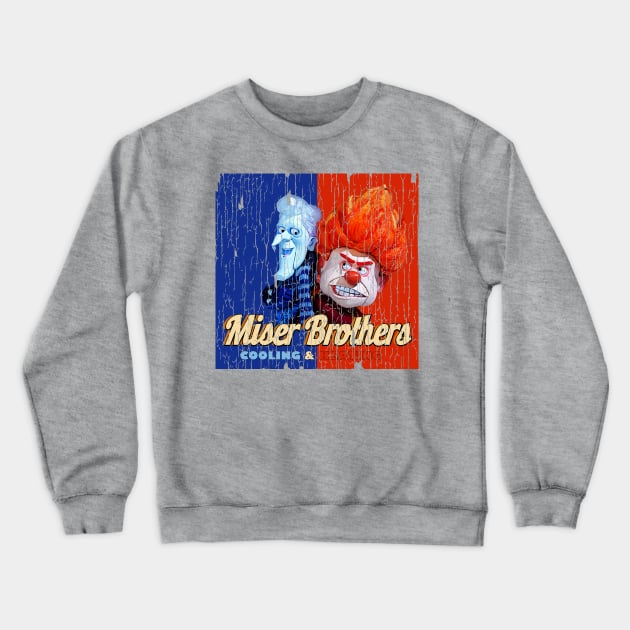 Vintage Heat Miser Brothers Crewneck Sweatshirt by 6ifari